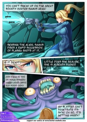 Samus Aran's Alien Impregnation Creampie Fucktime - Page 4