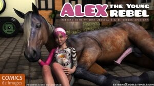 Weekend with Aunt Jessica- Alex the young rebel