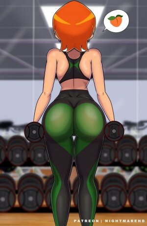 Gwen at gym