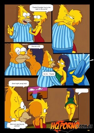 OS Simpsons - Sleepover At Grandpa's House - Page 3