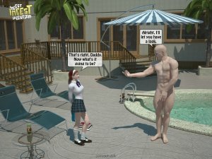 Dad have sex with daughter in the pool - Page 12