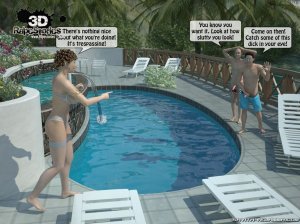Two boys fucks a woman at Pool - Page 8