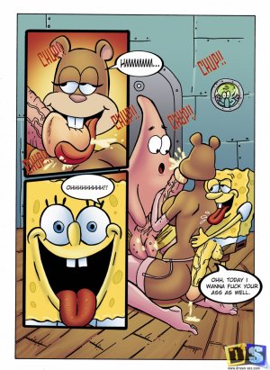 Spongebob and a Sexy Squirrel - Drawn Sex porn comics | Eggporncomics
