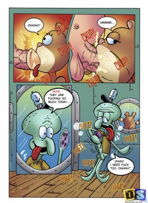 Spongebob and a Sexy Squirrel - toon porn comics | Eggporncomics