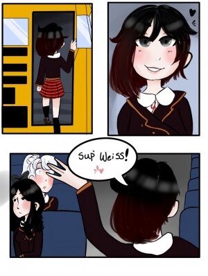 RWBY White Rose on the bus - Page 1