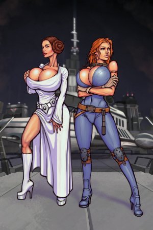 Boobsgames- Leia and Mara (Star Wars)