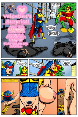300px x 450px - Crossover Heroes- Valentine's Surprise (Karmagik) - anal ...
