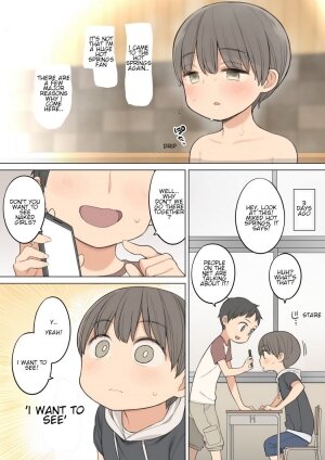 Story of how I came a lot with an older oneesan at the mixed hot spring bath - Page 1
