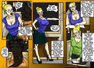 Teach Tamara- illustrated interracial - Page 7