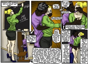 Teach Tamara- illustrated interracial - Page 8