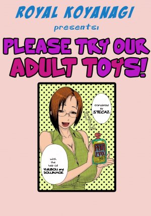 Please Try Out Adult Toys – Koyanagi Royal