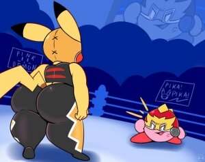 Furry Kirby Porn - Pika Libre vs Kirby - furry porn comics | Eggporncomics