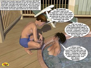 Pool Mom - Mom and Son Pool Side- 1st timer - blowjob porn comics ...