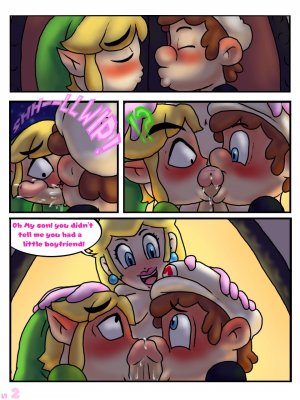 300px x 400px - First Kiss (Legend of Zelda,Super Mario Bros) - group porn ...