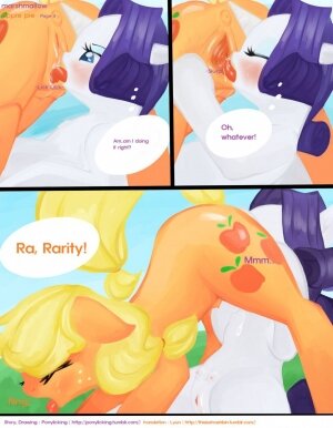 rarity and applejack porn comic - Page 4
