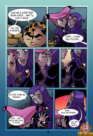Raven & Jinx Online Auction Sex- Teen Titans - Page 3