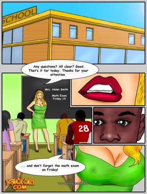 Interracial- Sex teacher - blowjob porn comics | Eggporncomics