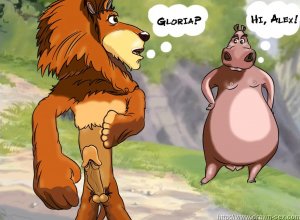 Madagascar Cartoon Porn - Madagascar- Alex & Gloria - toon porn comics | Eggporncomics