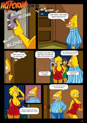 OS Simpsons - Sleepover At Grandpa's House - Page 2