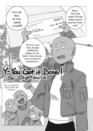 Y-You Got it Boss! - Page 2