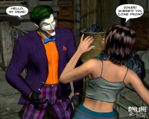 Joker bangs a hot babe in the alley