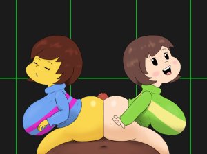 Thicc Frisk and Shortstack Chara - Page 7