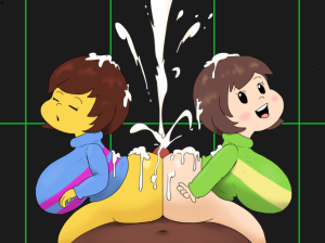 Thicc Frisk and Shortstack Chara - Page 8