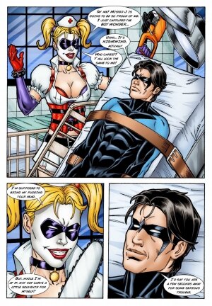 Batman and Nightwing discipline Harley Quinn - Page 1