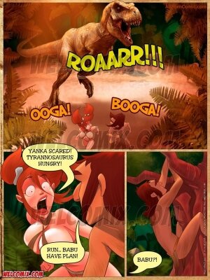 Jurassic Tribe #4: Running from the Tyrannosaurus - Page 3