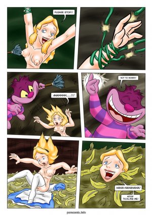 Alice In Wonderland Bondage Porn - Alice in Wonderland- Alice In Tickle Land - Adventures porn comics |  Eggporncomics