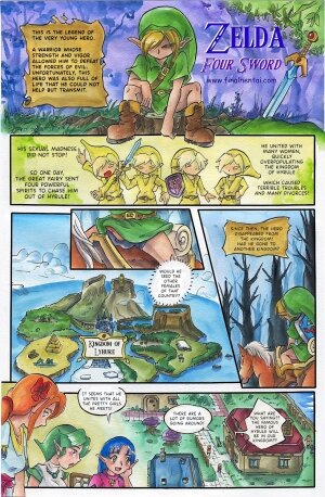 Zelda Four Sword - Page 1