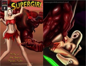Frozen Cartoon Porn Bondage - Supergirl- Demonic Bloodsport Part 2 - bondage porn comics ...