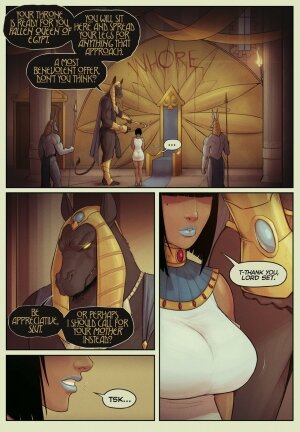 Legend of queen Opala In the shadow of anubis chapter one - Page 9