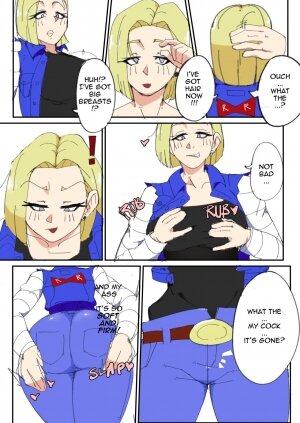 Android 18 & Master Roshi accidentally get their bodies swapped! - Page 2