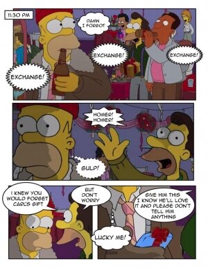 IToonEAXXX- Sexy Christmas 1 [The Simpsons] - Page 9
