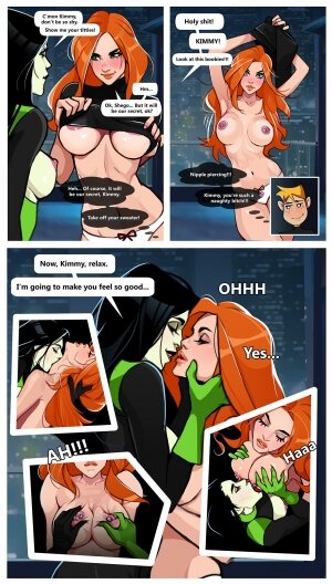 Olena Minko- Kim and Shego – Date on the roof [Kim Possible] - Page 4