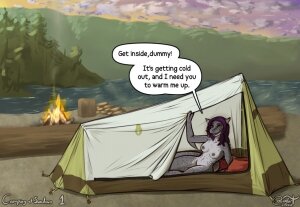 Camping at Sundown - Page 1