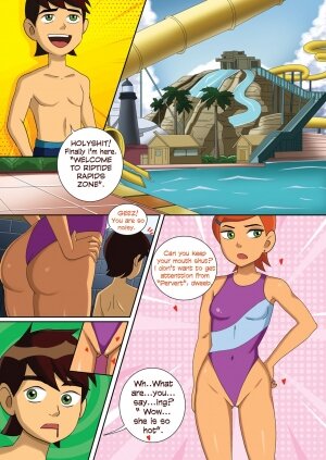 VN Simp- A Trouble in Vacation [Ben 10] - Page 2