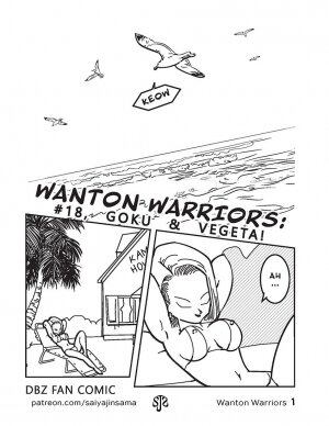 Wanton Warriors #1 - Goku, #18 & Vegeta - Page 2