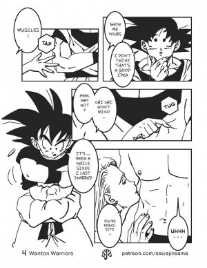 Wanton Warriors #1 - Goku, #18 & Vegeta - Page 5