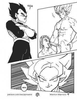 Wanton Warriors #1 - Goku, #18 & Vegeta - Page 10