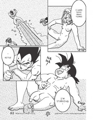 Wanton Warriors #1 - Goku, #18 & Vegeta - Page 33