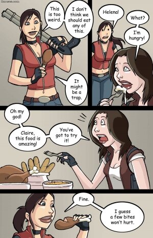 SnakeTrap Comics - Resident Evil - Weight Gain - Page 3