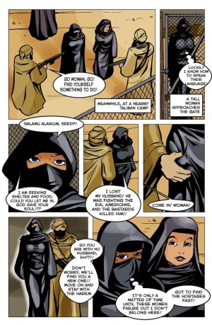 300px x 459px - Sahara vs Taliban - 9 Superheroines porn comics | Eggporncomics