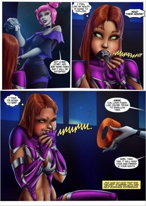 Teen Titans Starfire - bondage porn comics | Eggporncomics