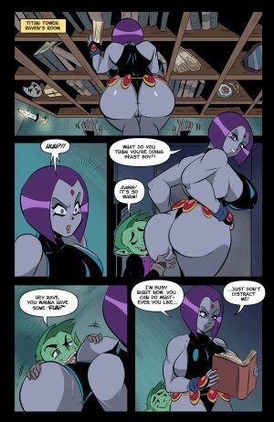 Raven x Beast Boy: A Good Book - Page 2