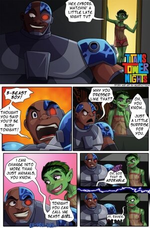 Nearphotison- Titans Tower Nights (Teen Titans) - Page 1