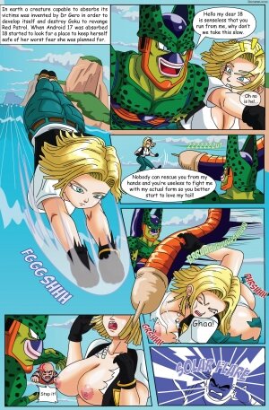 Pink Pawg - Android 18 Goes Inside Cell - Page 2