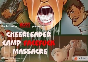 Disarten Comics - Cheerleader Camp Facefuck Massacre