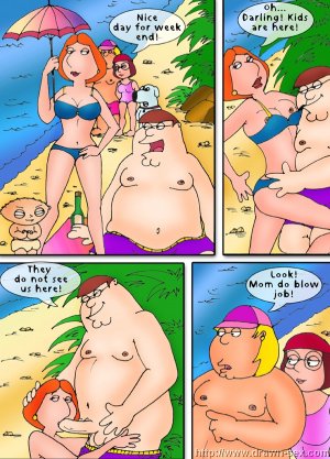 Cartoon Porn Sex On The Beach - Family Guy â€“ Beach Play,Drawn Sex - incest porn comics ...